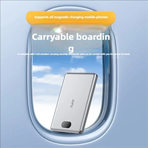 Adaptable To The Whole Scene With Magnetic Wireless Power Bank, A Savior For Travel And Office, Magnetic Charging In Seconds, Portable, Small And Large Capacity