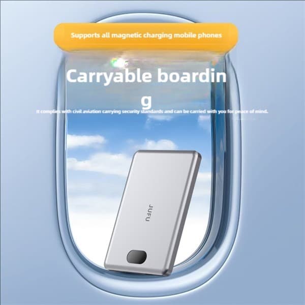 Adaptable To The Whole Scene With Magnetic Wireless Power Bank, A Savior For Travel And Office, Magnetic Charging In Seconds, Portable, Small And Large Capacity