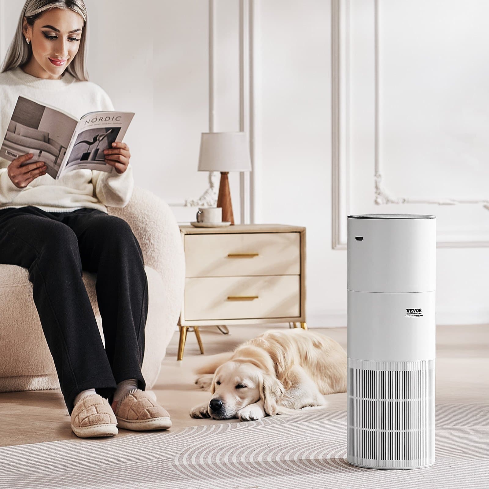 Air Purifier 1090True HEPA 11 Filter Air Cleaner For Home Large Room